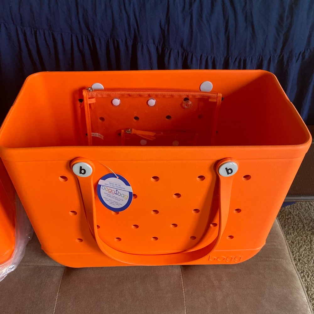 ORANGE You Glad Original (largest they make) Bogg Bag with minor flaws - pics!